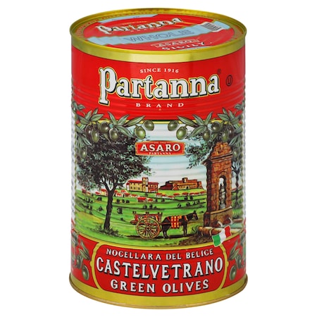Giant Green Castelvetrano Whole Olives In Brine 5.5lbs, PK2
